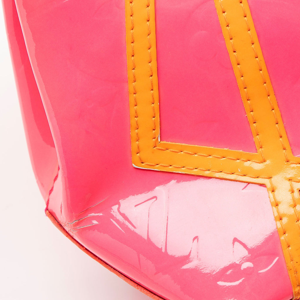 Louis Vuitton Limited Edition Monogram Vernis Fluo Reade PM Tote