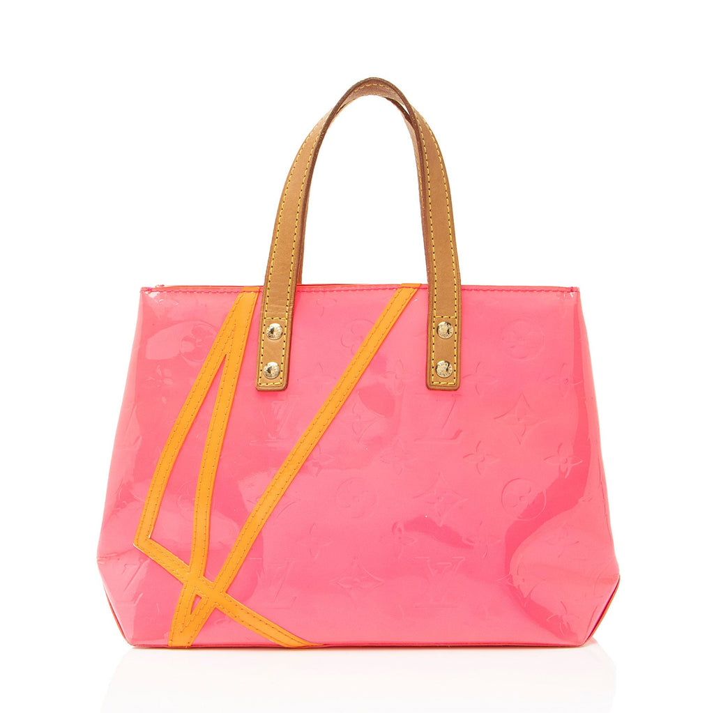 Louis Vuitton Limited Edition Monogram Vernis Fluo Reade PM Tote