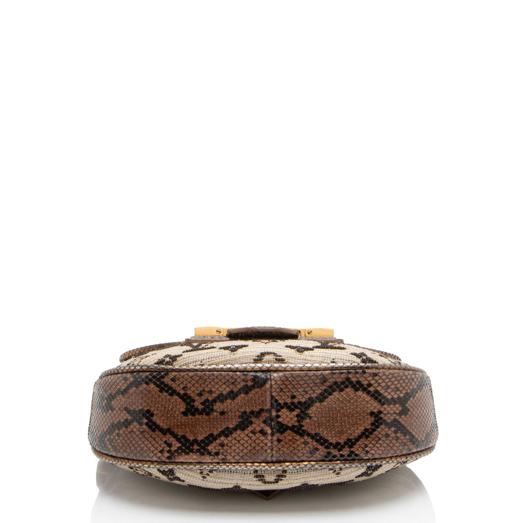 Louis Vuitton Limited Edition Python Monogram Empire Ponant Flap Shoulder Bag