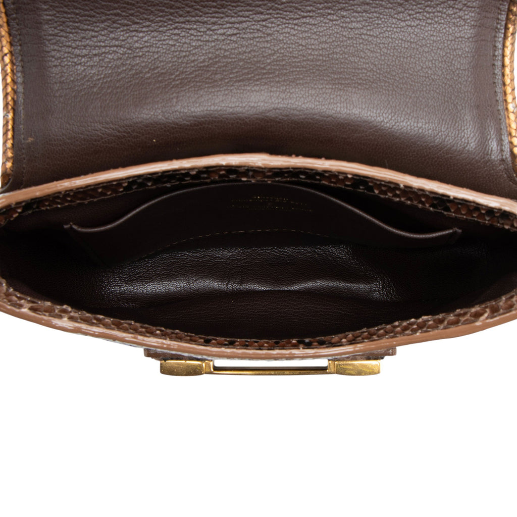 Louis Vuitton Limited Edition Python Monogram Empire Ponant Flap Shoulder Bag