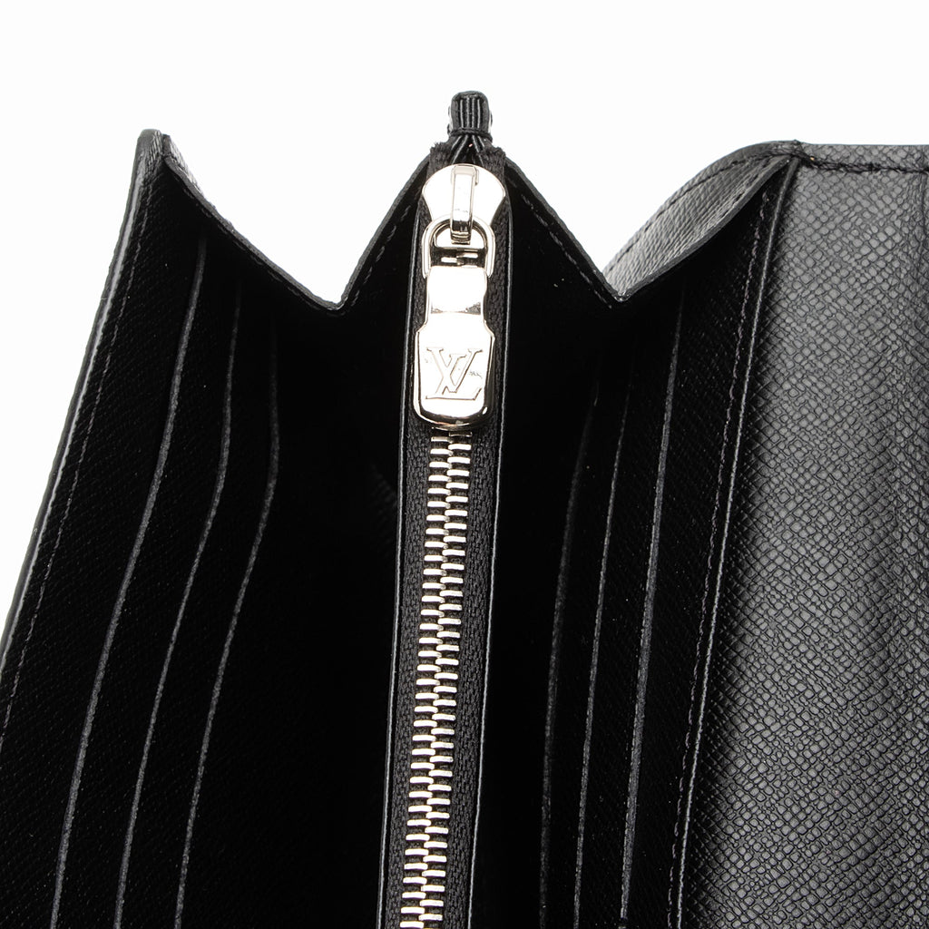 Louis Vuitton Limited Edition Reverse Monogram Kabuki Sarah Wallet (SHF-23935)