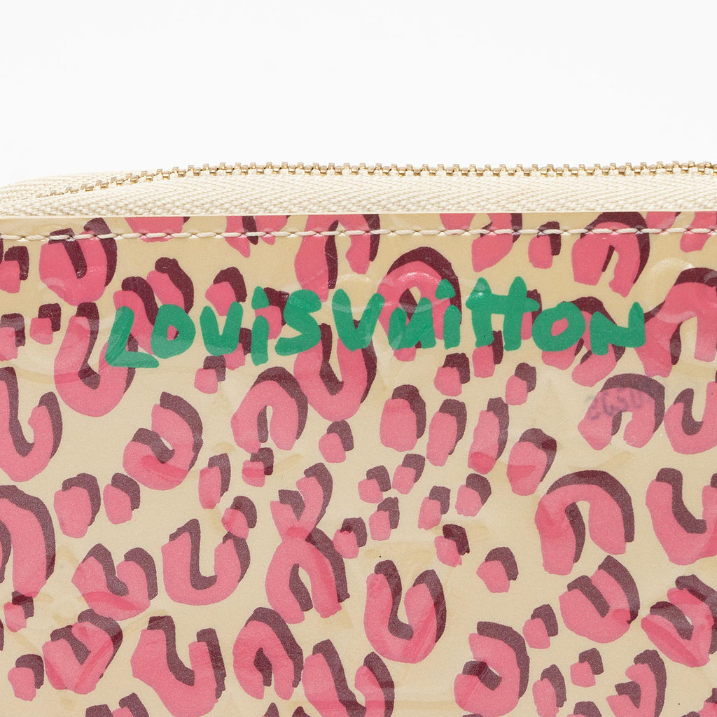 Louis Vuitton Limited Edition Stephen Sprouse Monogram Vernis Leopard Zippy Coin Purse (SHF-23865)