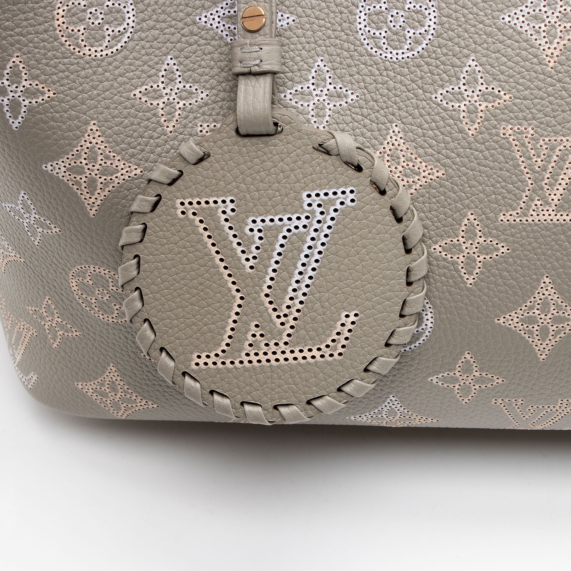 Louis Vuitton Mahina Leather Blossom MM Tote