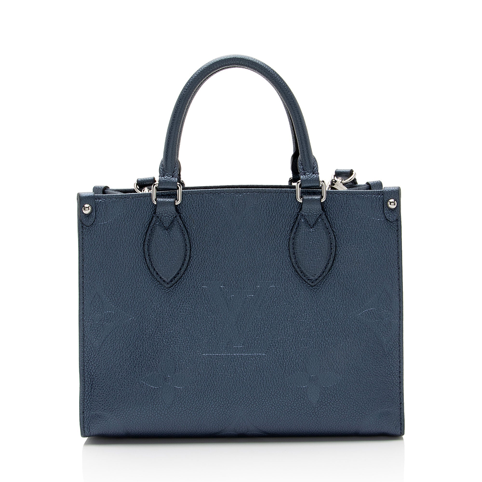 Louis Vuitton Metallic Giant Monogram Empreinte Onthego PM Tote (SHF-2DZXYF)
