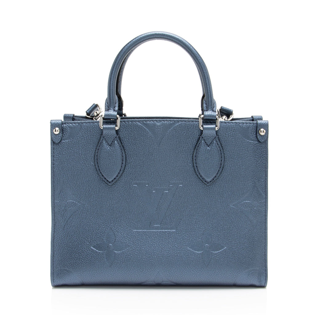 Louis Vuitton Metallic Giant Monogram Empreinte Onthego PM Tote