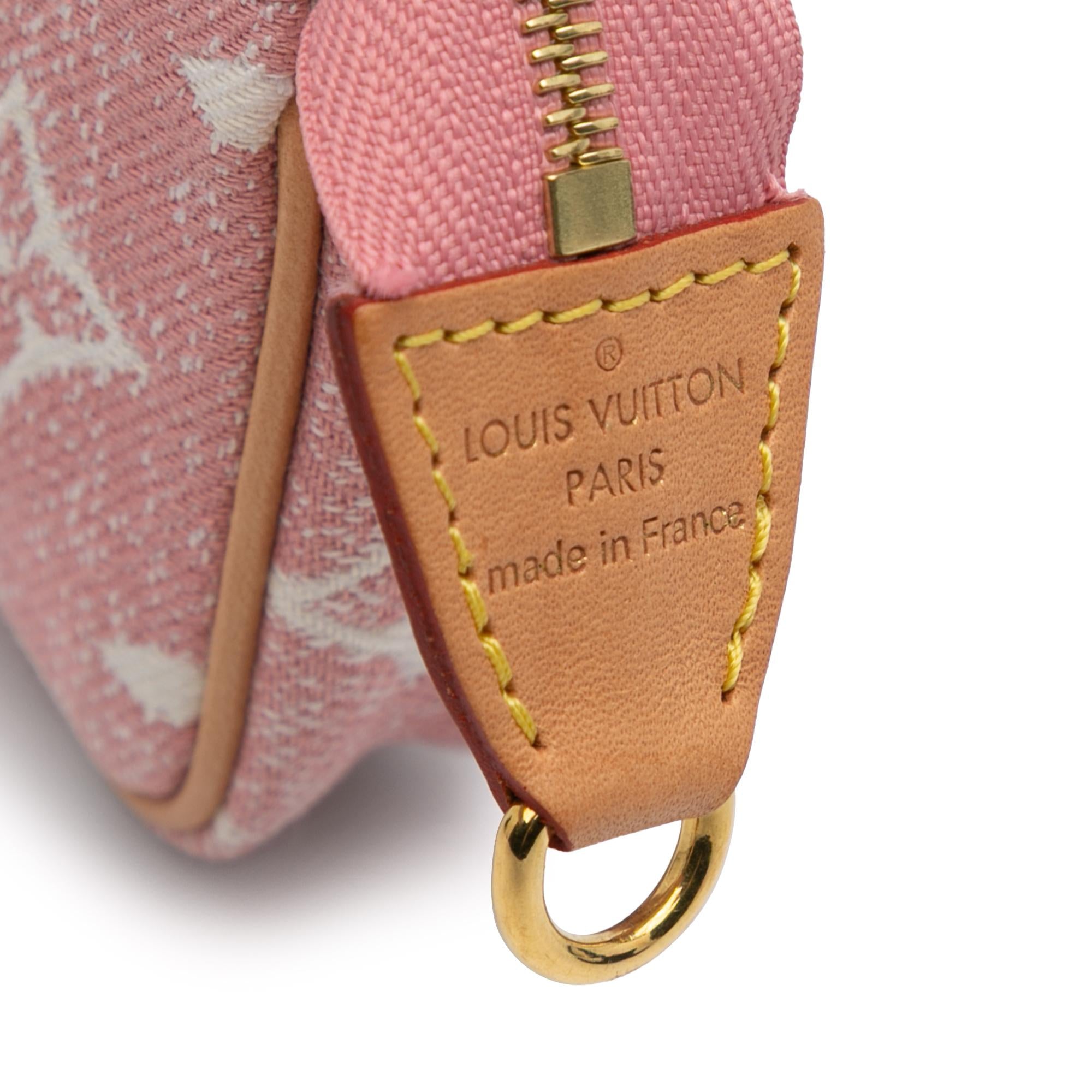 Louis Vuitton Micro Monogram Jacquard Denim Pochette Accessoires