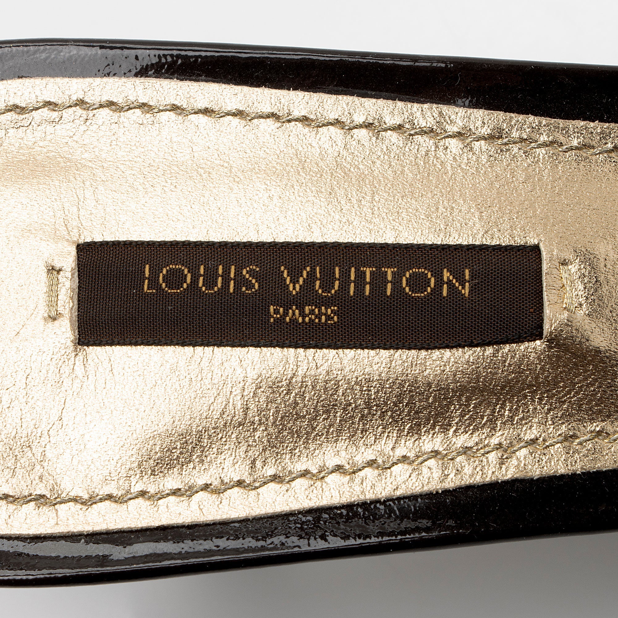 Louis Vuitton Monogram Mini Lin Buckle Sandals - Size 10 / 40 (SHF-SSkIFc)