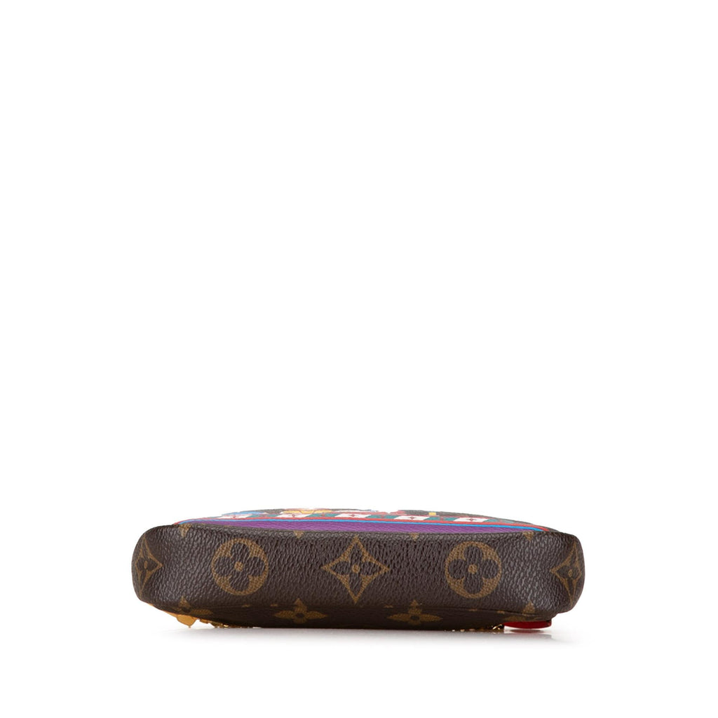 Louis Vuitton Mini Monogram Vivienne Christmas Pochette Accessoires (SHG-Vl6wam)