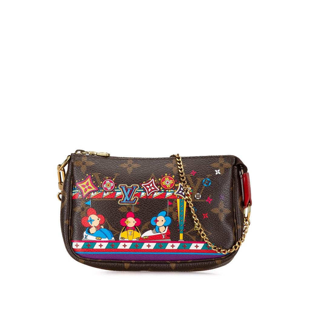 Louis Vuitton Mini Monogram Vivienne Christmas Pochette Accessoires (SHG-Vl6wam)