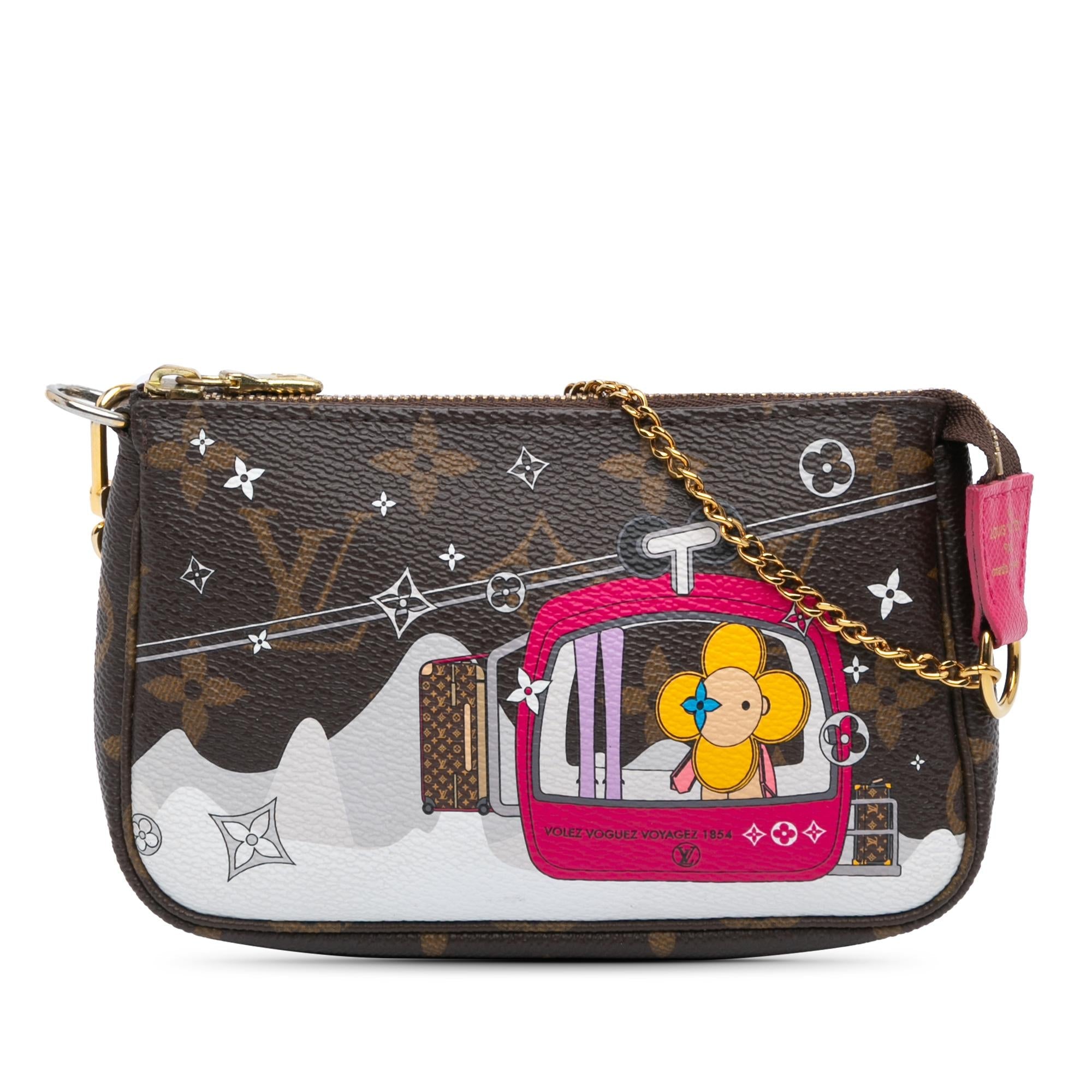 Louis Vuitton Mini Monogram Vivienne Christmas Pochette Accessoires