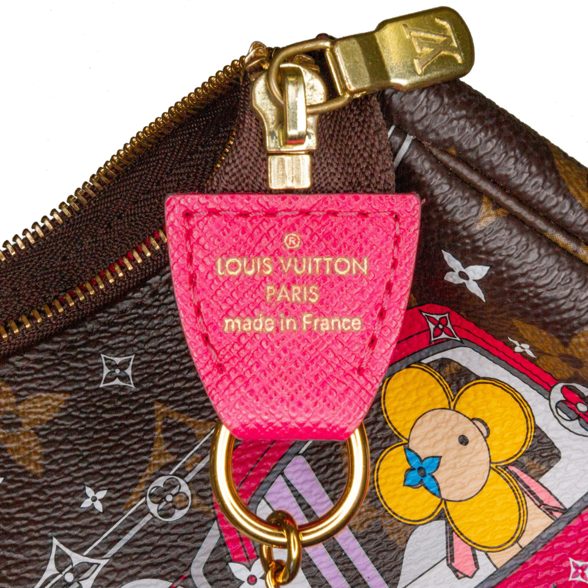 Louis Vuitton Mini Monogram Vivienne Christmas Pochette Accessoires