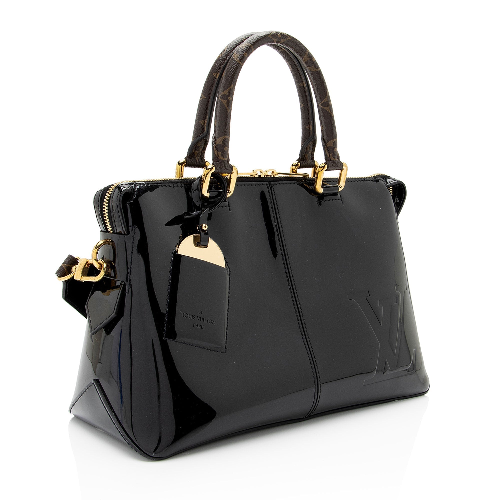 Louis Vuitton Miroir Vernis Tote (SHF-3UhlqI)