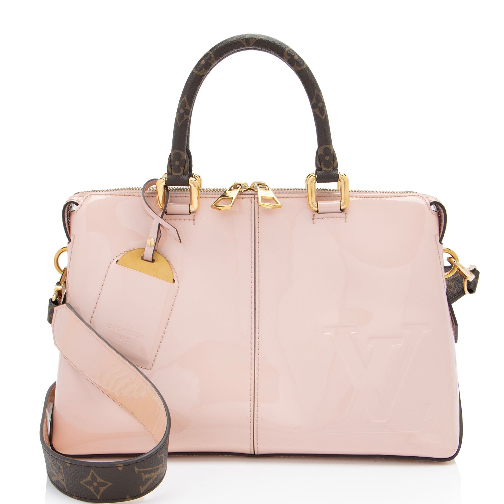 Louis Vuitton Miroir Vernis Tote (SHF-aQYSzj)