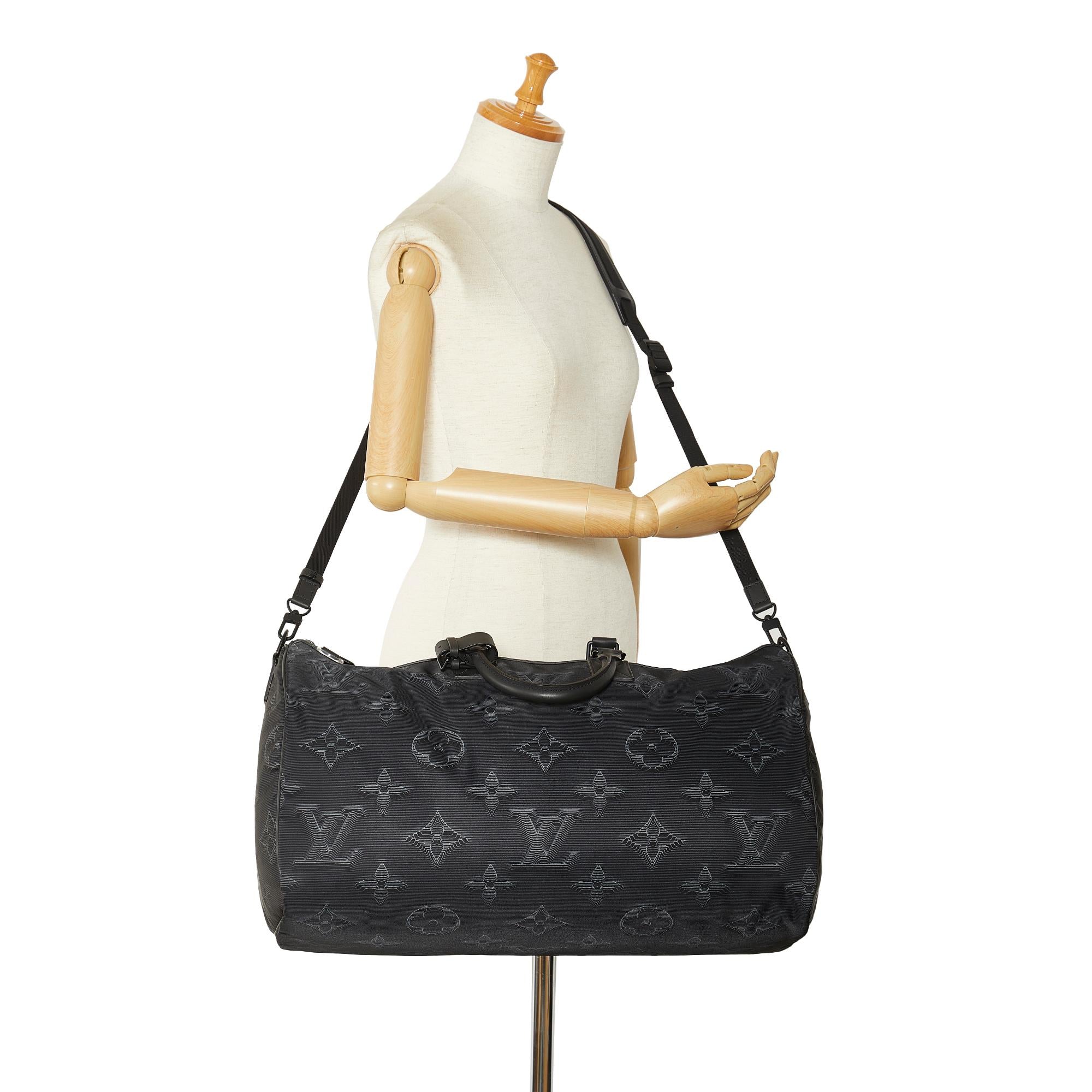 Louis Vuitton Monogram 3D 2054 Reversible Keepall Bandouliere 50
