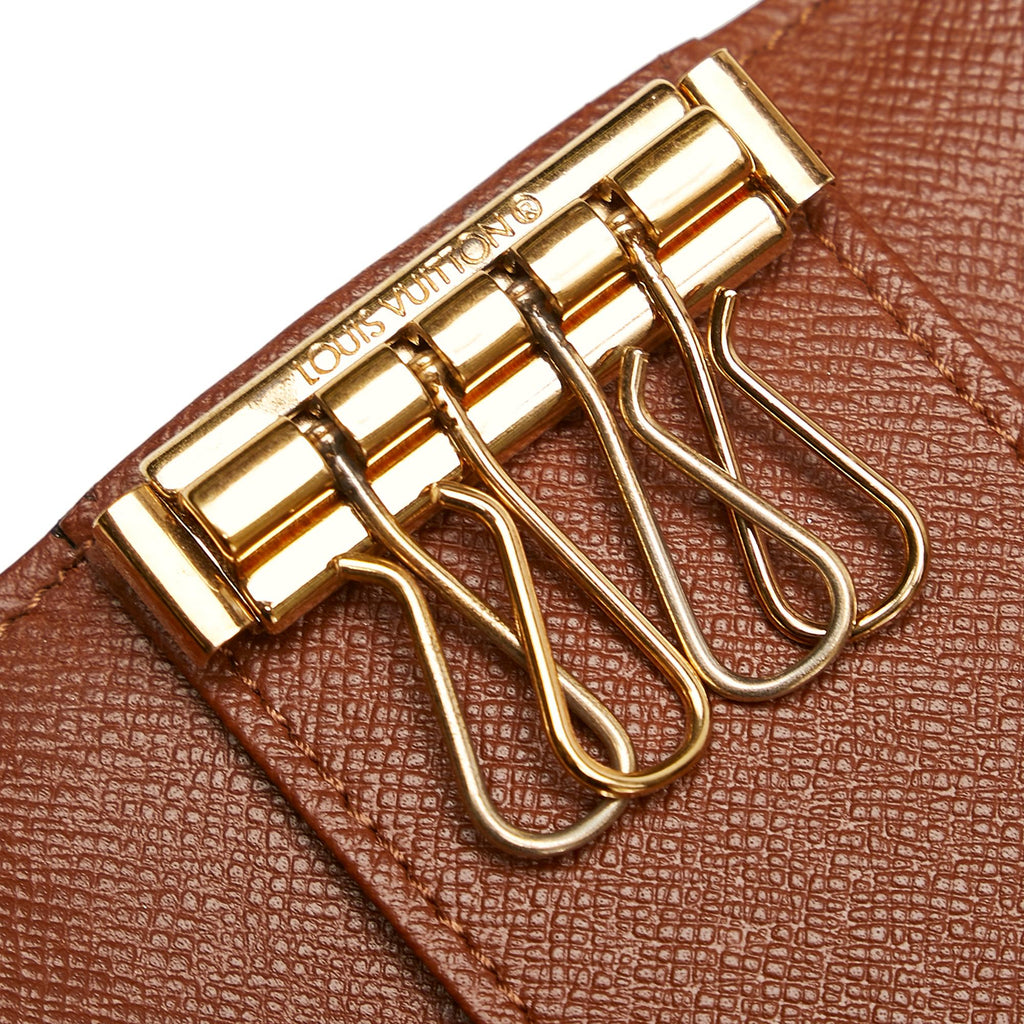 Louis Vuitton Monogram 4 Key Holder (SHG-33060)