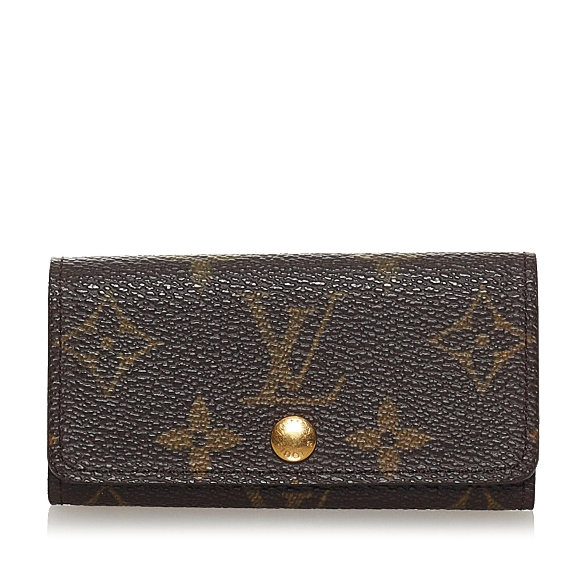 Louis Vuitton Monogram 4 Key Holder (SHG-33060)