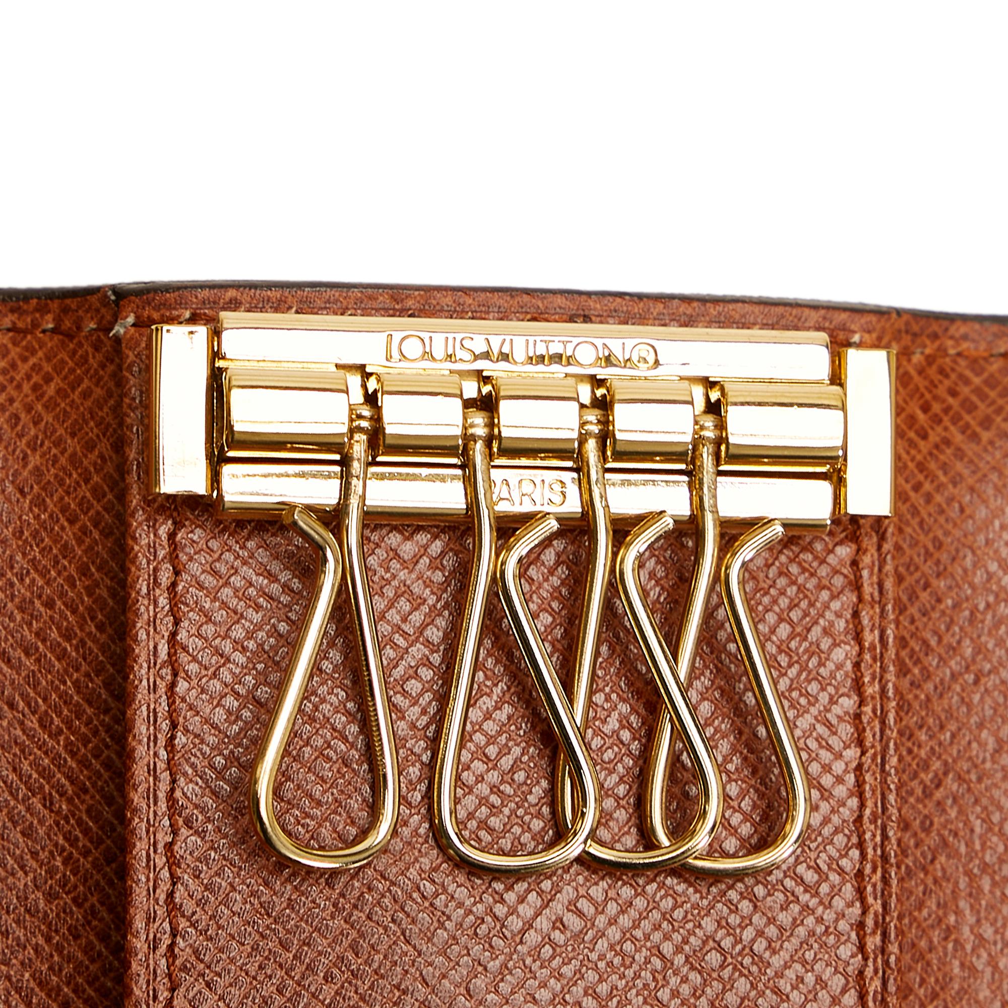 Louis Vuitton Monogram 4 Key Holder (SHG-36927)