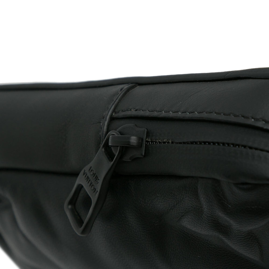 Louis Vuitton Monogram A4 Lambskin Puffer Asymmetrical Sling Bag (SHG-pGV6sE)