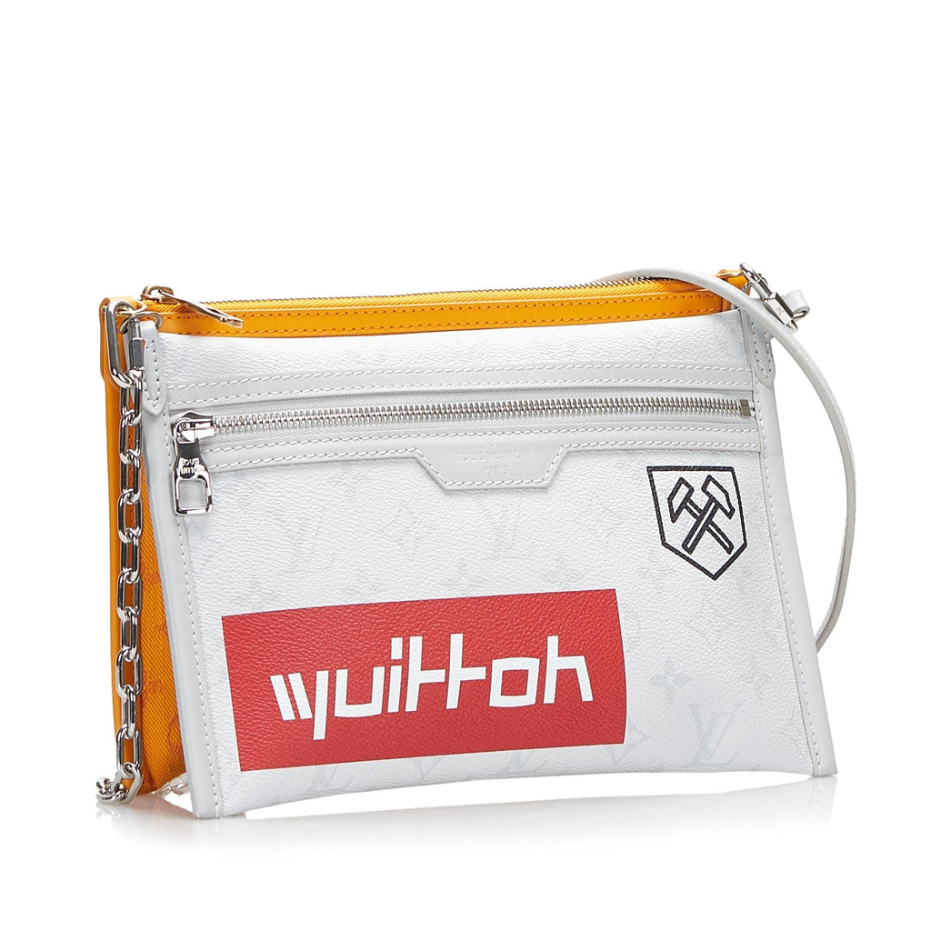 Louis Vuitton Monogram Antartica Double Flat Messenger (SHG-9Q2Upk)