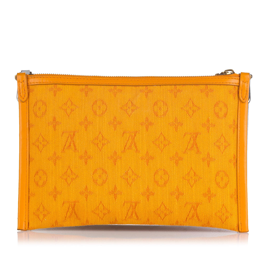 Louis Vuitton Monogram Antartica Double Flat Messenger (SHG-VjMben)