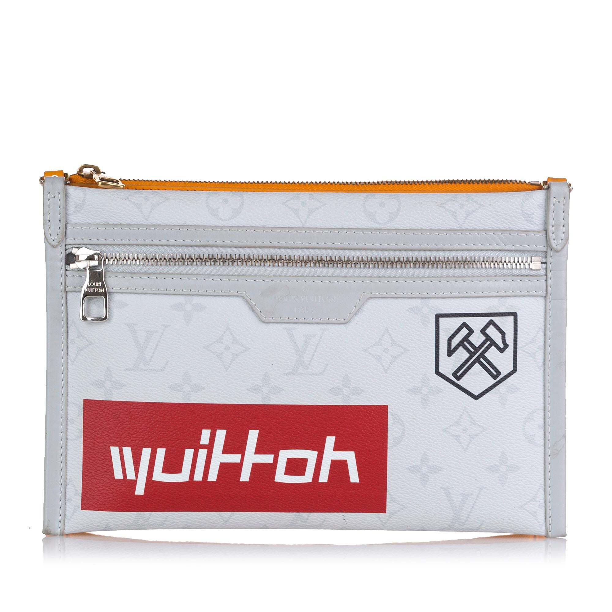 Louis Vuitton Monogram Antartica Double Flat Messenger (SHG-VjMben)