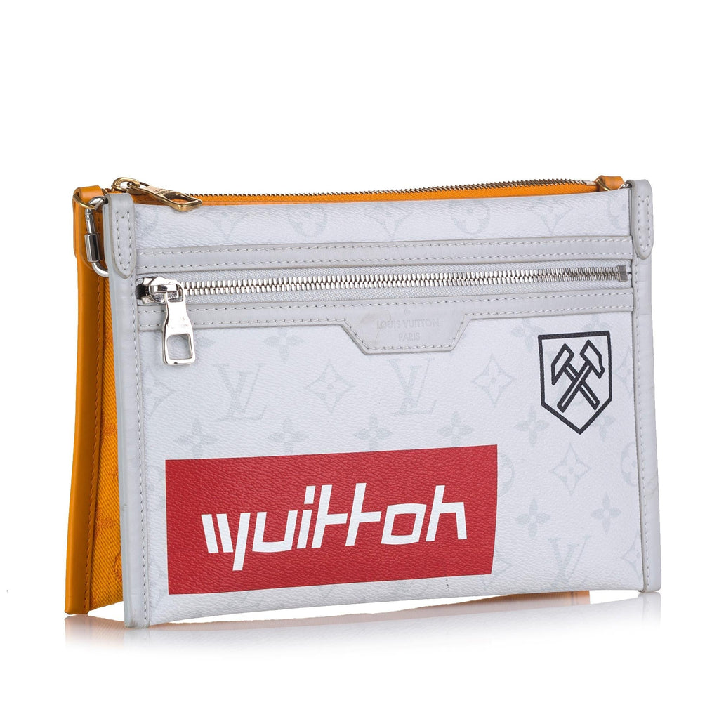 Louis Vuitton Monogram Antartica Double Flat Messenger (SHG-VjMben)