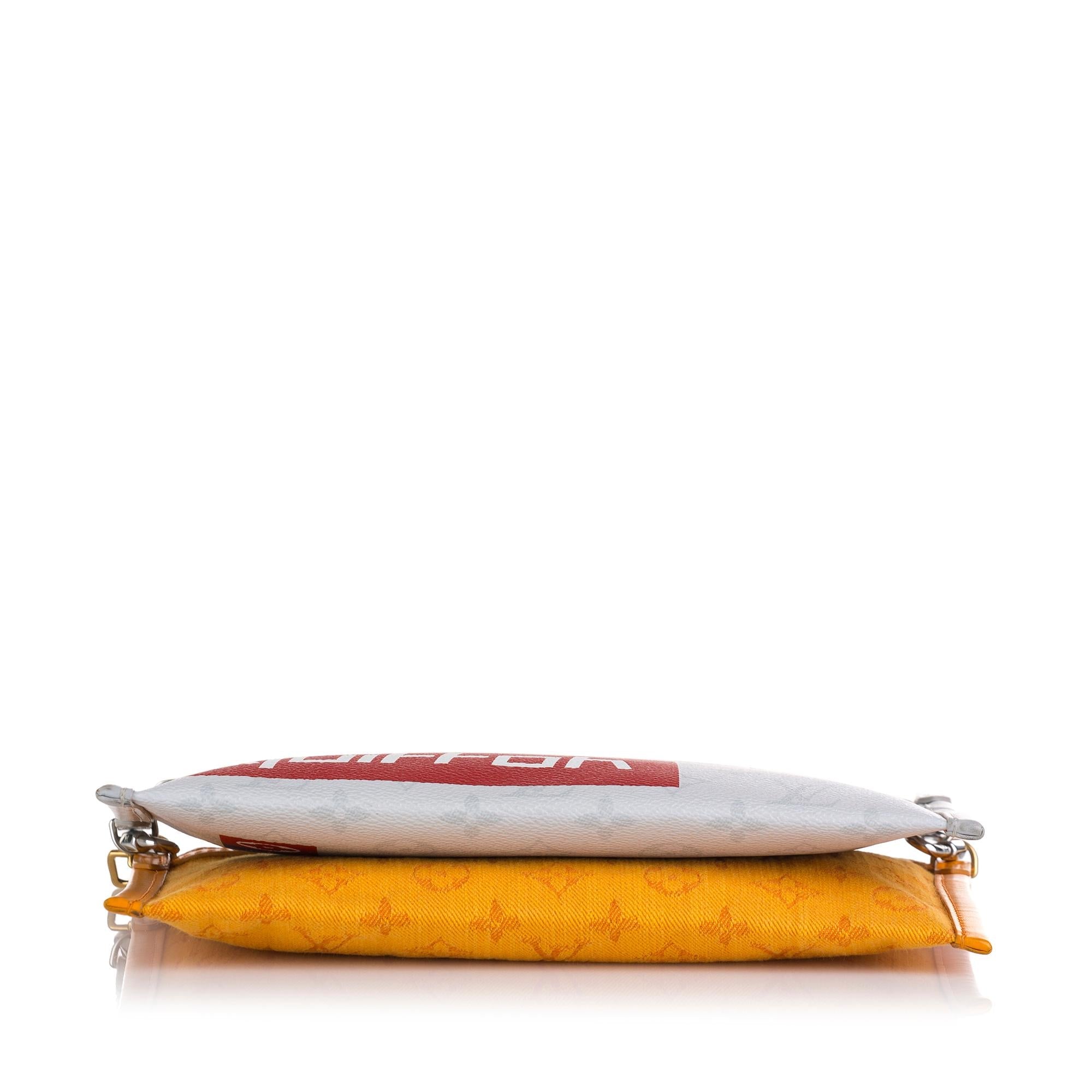 Louis Vuitton Monogram Antartica Double Flat Messenger