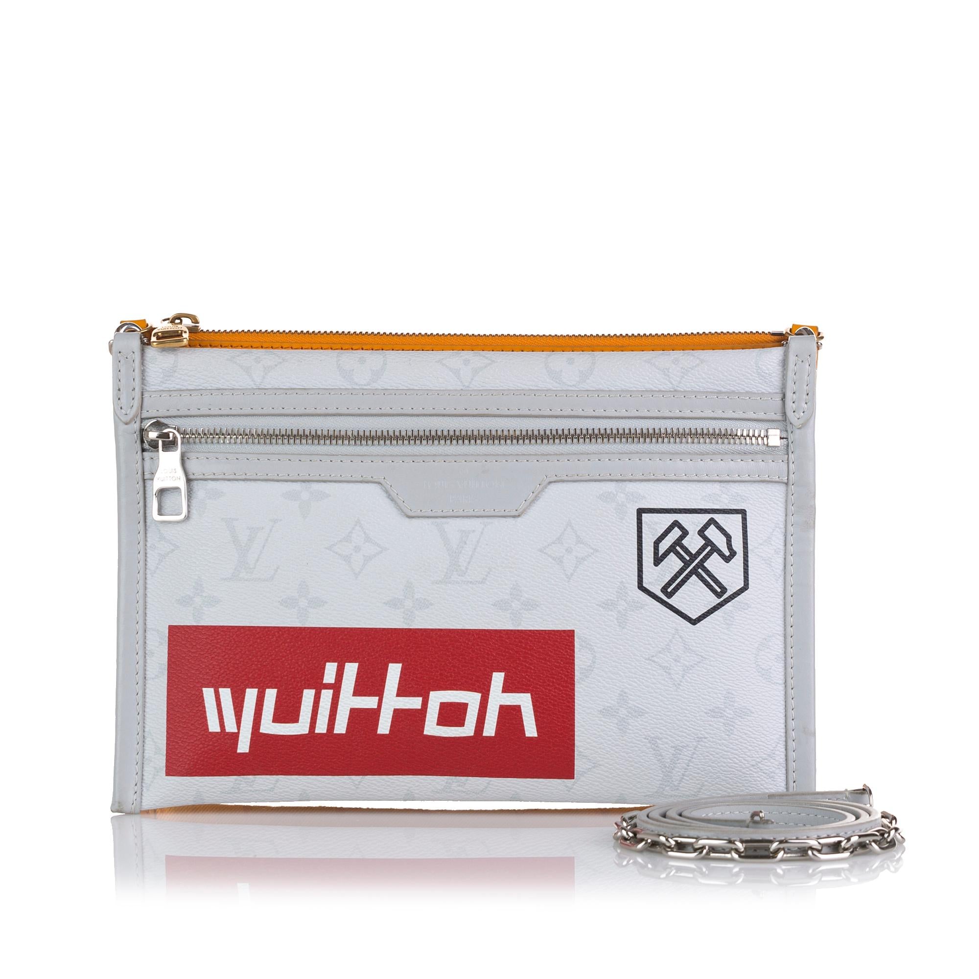 Louis Vuitton Monogram Antartica Double Flat Messenger