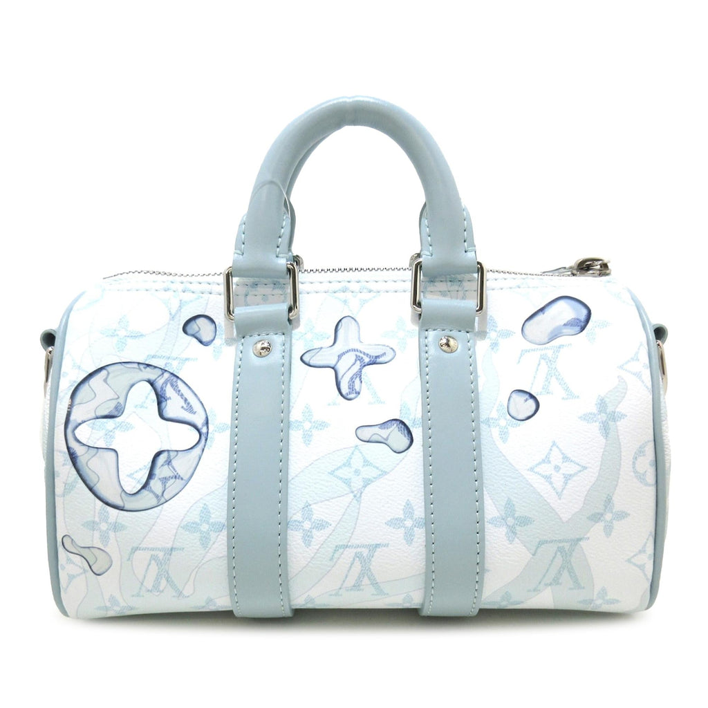 Louis Vuitton Monogram Aquagarden Keepall Bandouliere 25 (SHG-3yw5H2)