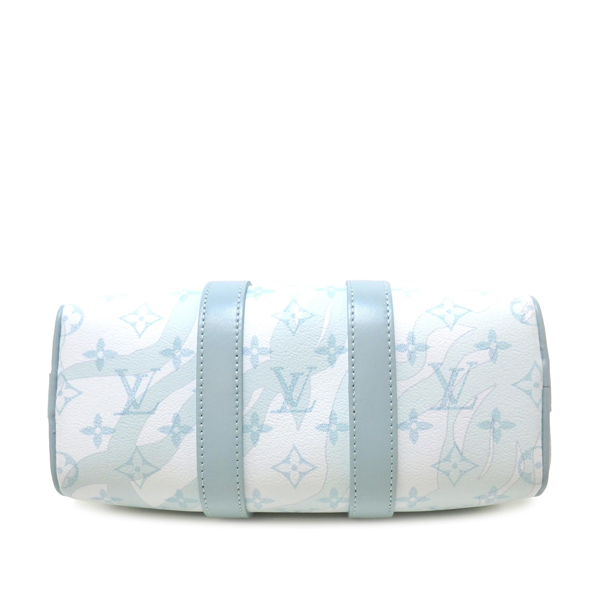 Louis Vuitton Monogram Aquagarden Keepall Bandouliere 25 (SHG-3yw5H2)