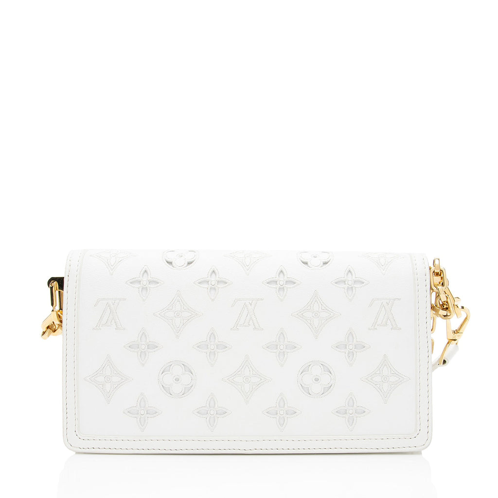 Louis Vuitton Monogram Broderie Anglaise Dauphine E/W Shoulder Bag