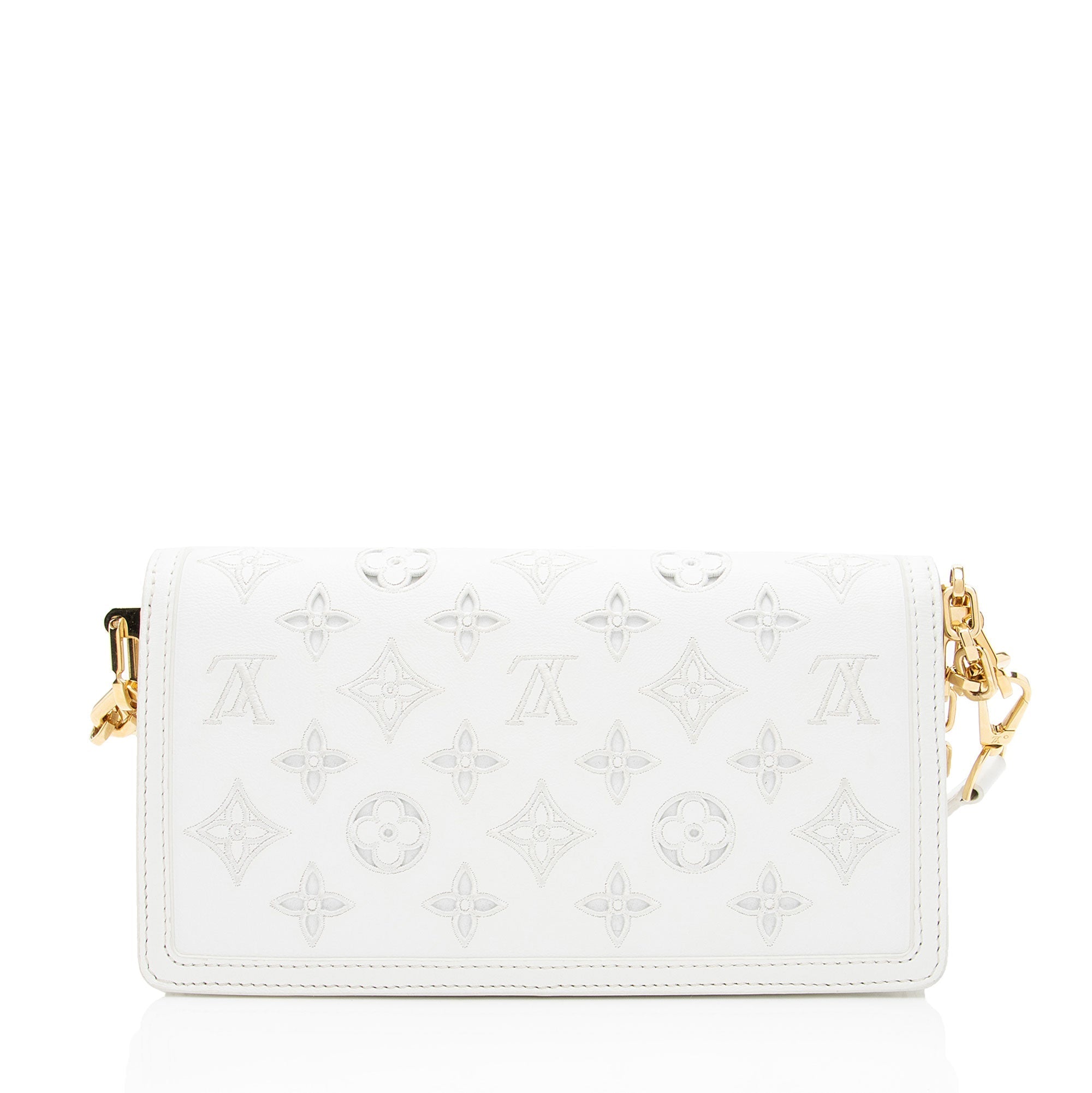 Louis Vuitton Monogram Broderie Anglaise Dauphine E/W Shoulder Bag