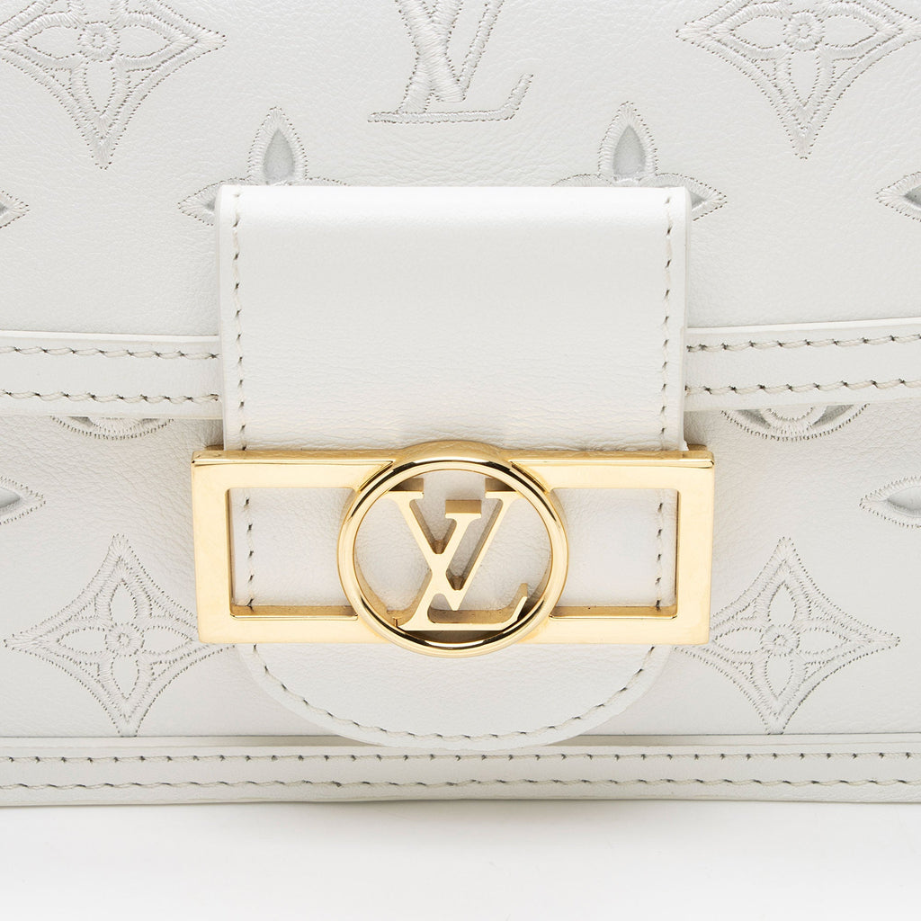 Louis Vuitton Monogram Broderie Anglaise Dauphine E/W Shoulder Bag
