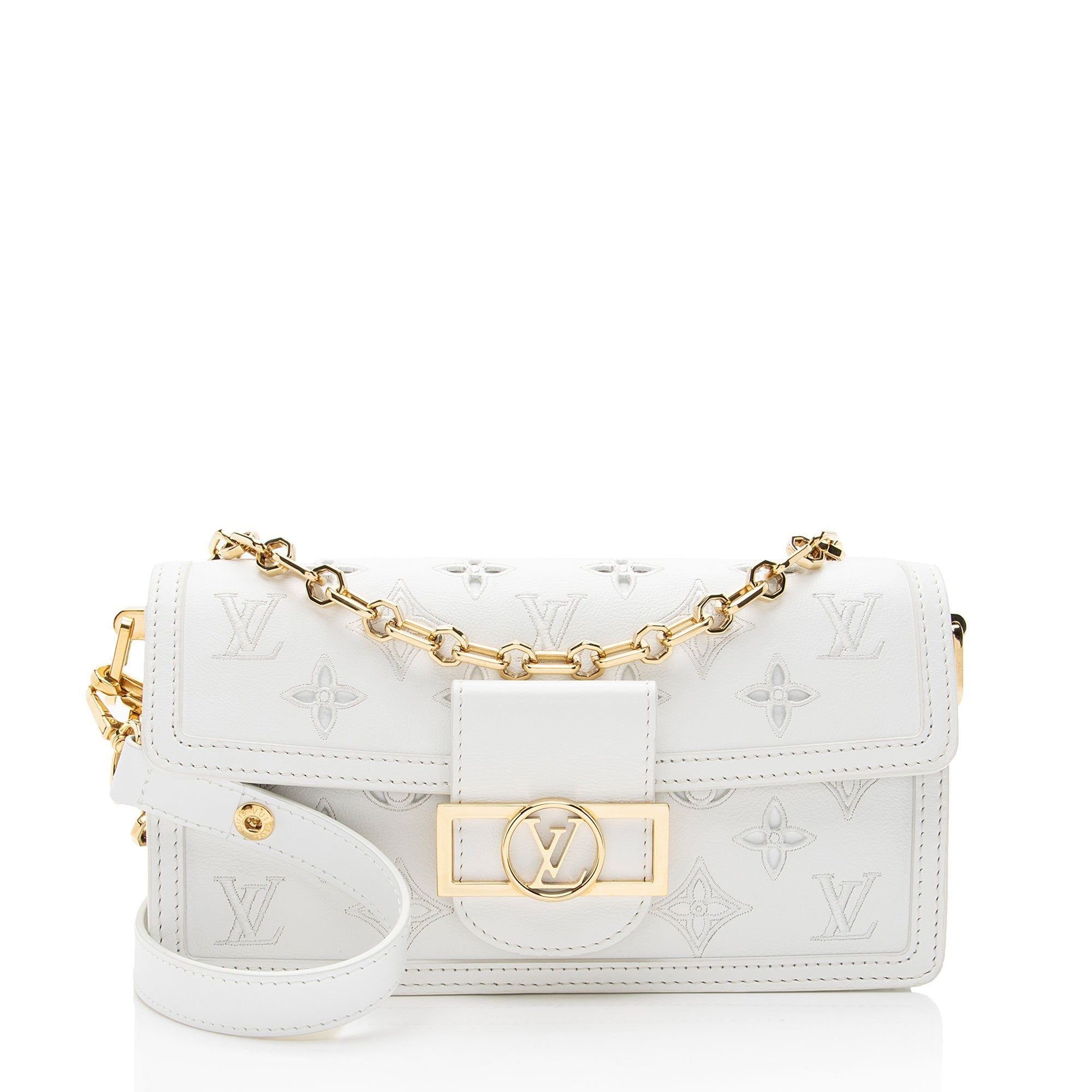 Louis Vuitton Monogram Broderie Anglaise Dauphine E/W Shoulder Bag