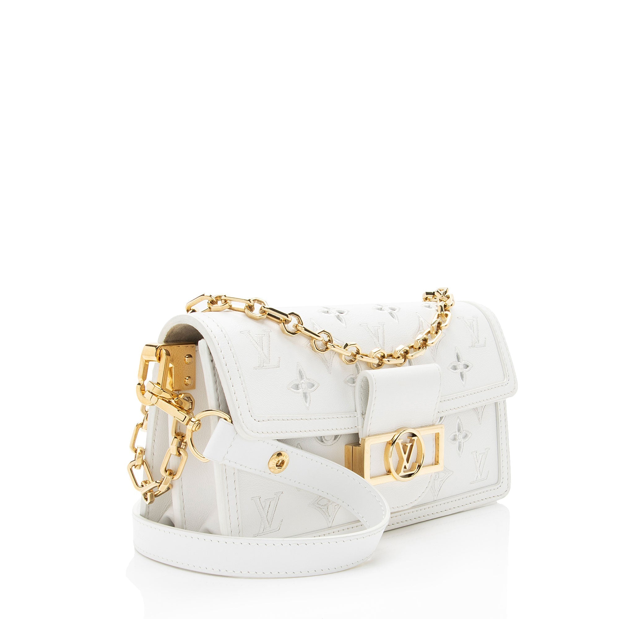 Louis Vuitton Monogram Broderie Anglaise Dauphine E/W Shoulder Bag