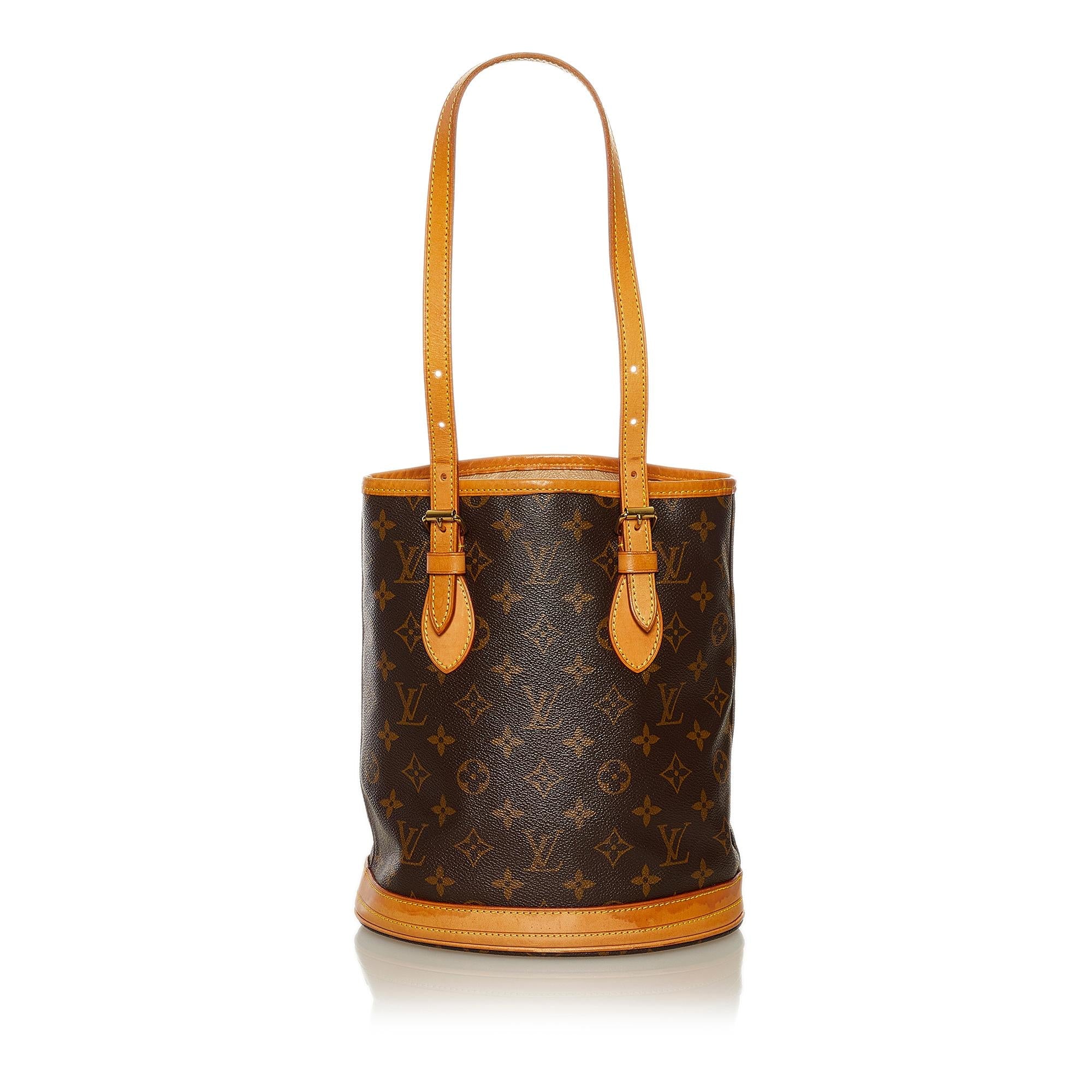 Louis Vuitton Monogram Bucket PM (SHG-37707)