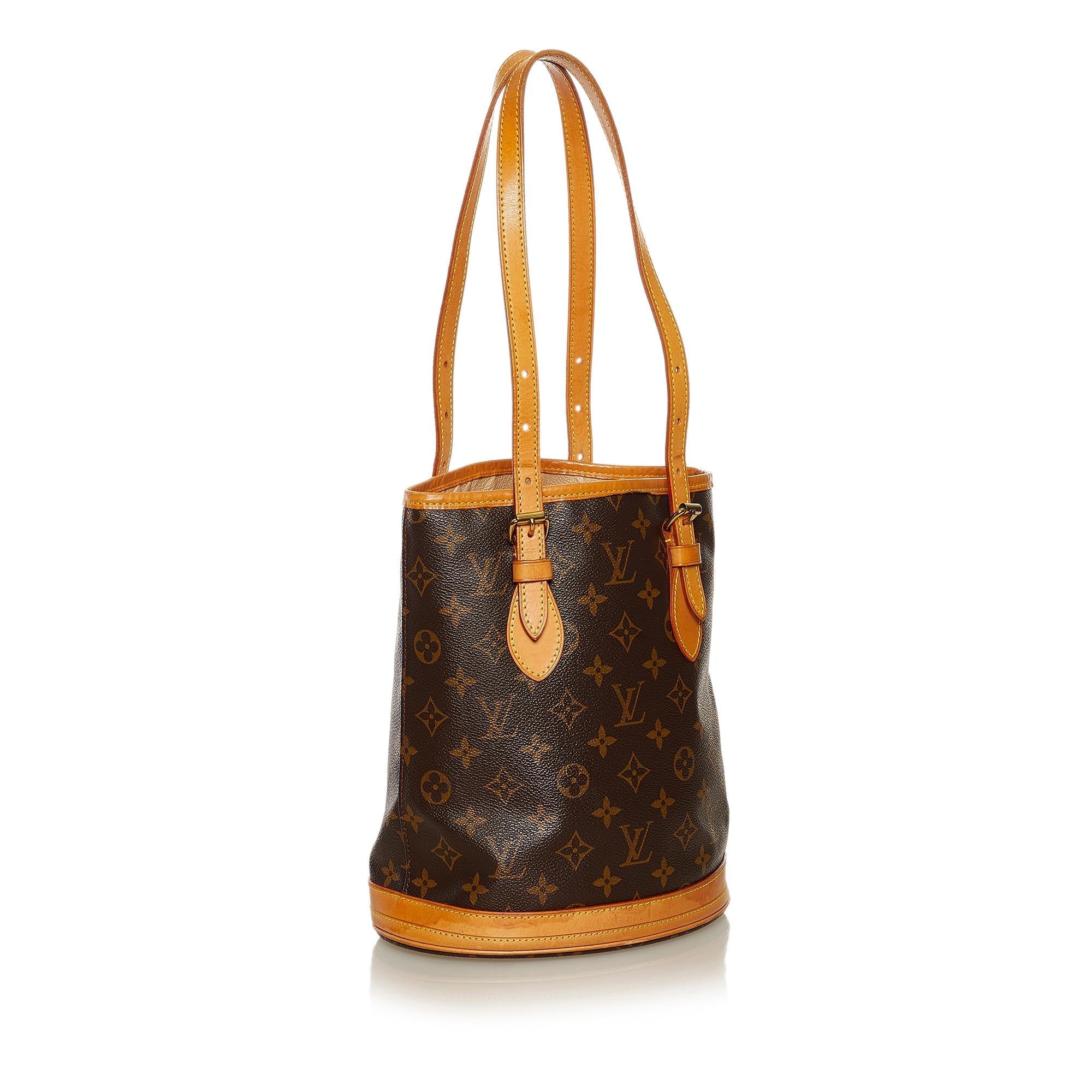 Louis Vuitton Monogram Bucket PM (SHG-37707)