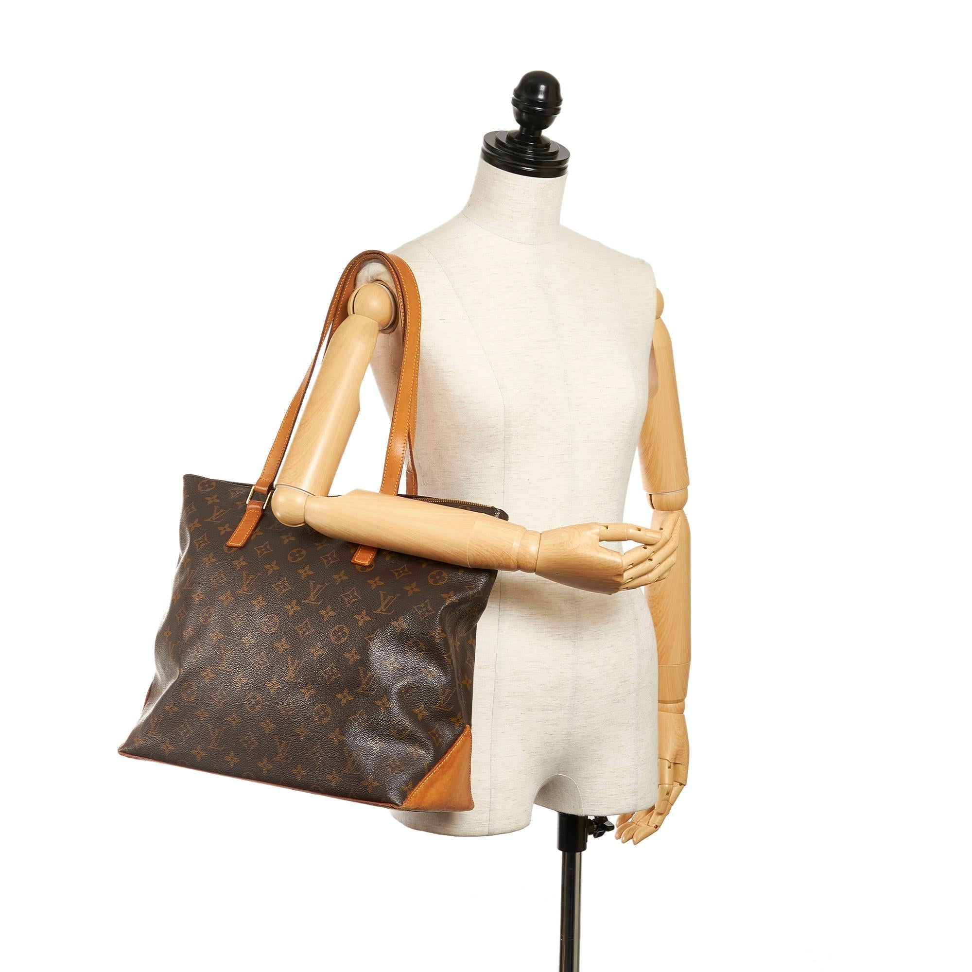 Louis Vuitton Monogram Cabas Mezzo (SHG-36300)