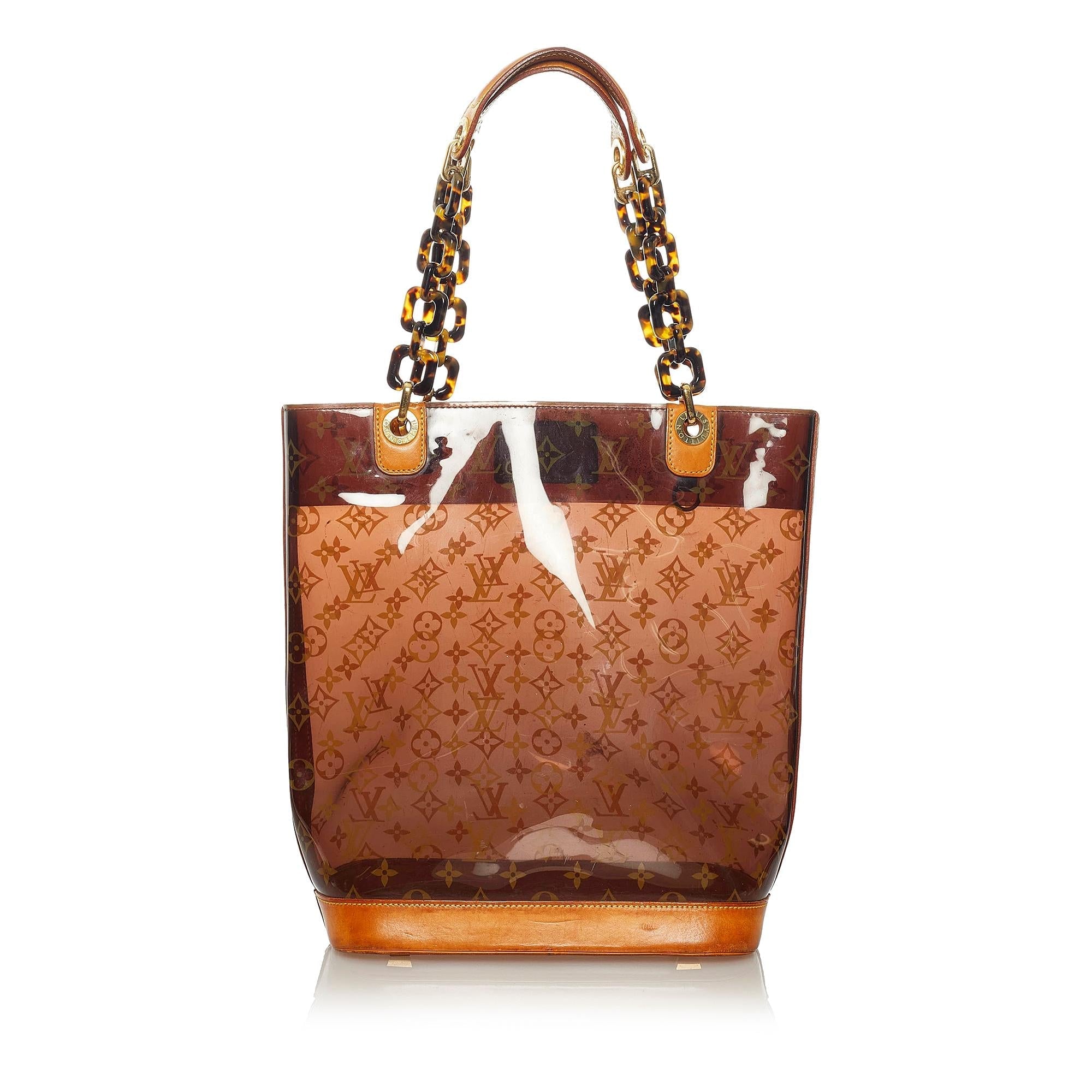 Louis Vuitton Monogram Cabas Sac Ambre MM (SHG-28715)