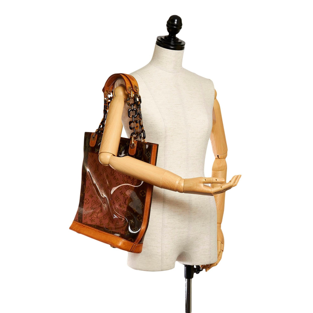 Louis Vuitton Monogram Cabas Sac Ambre MM (SHG-28715)