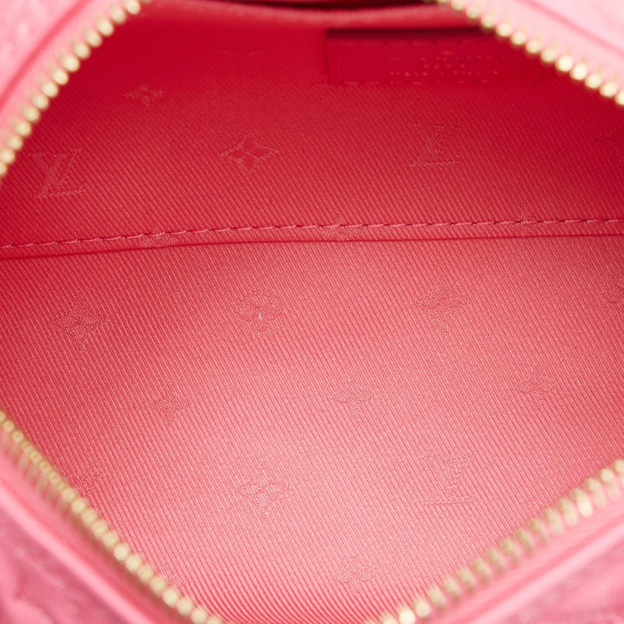 Louis Vuitton Monogram Calfskin Bubblegram Papillon BB (SHG-Roo25U)