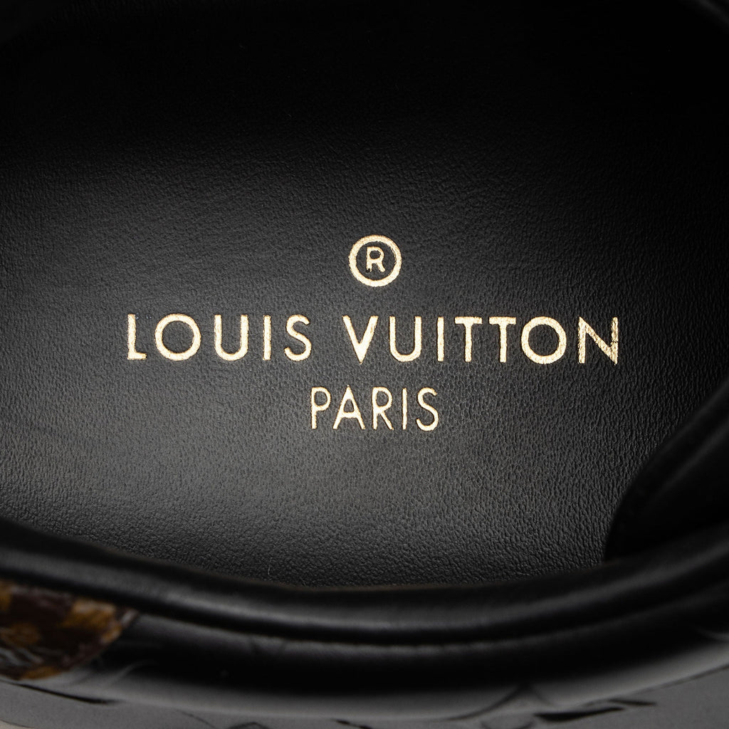 Louis Vuitton Monogram Calfskin Time Out Sneakers - Size 7 / 37