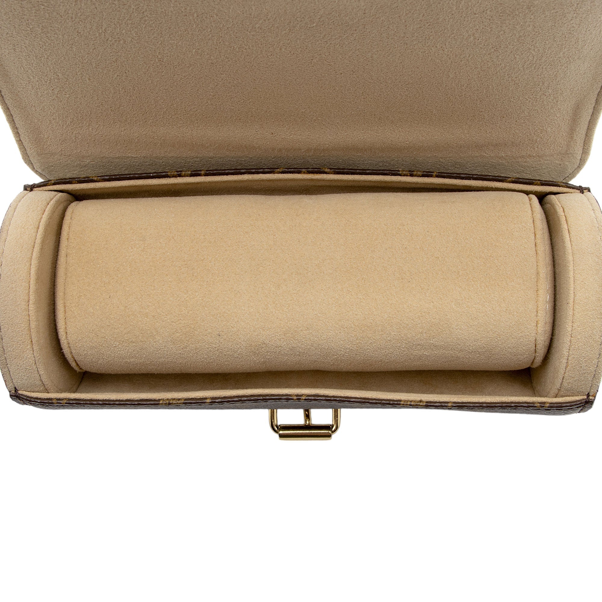Louis Vuitton Monogram Canvas 3 Watch Travel Case (SHF-hcFKLN)