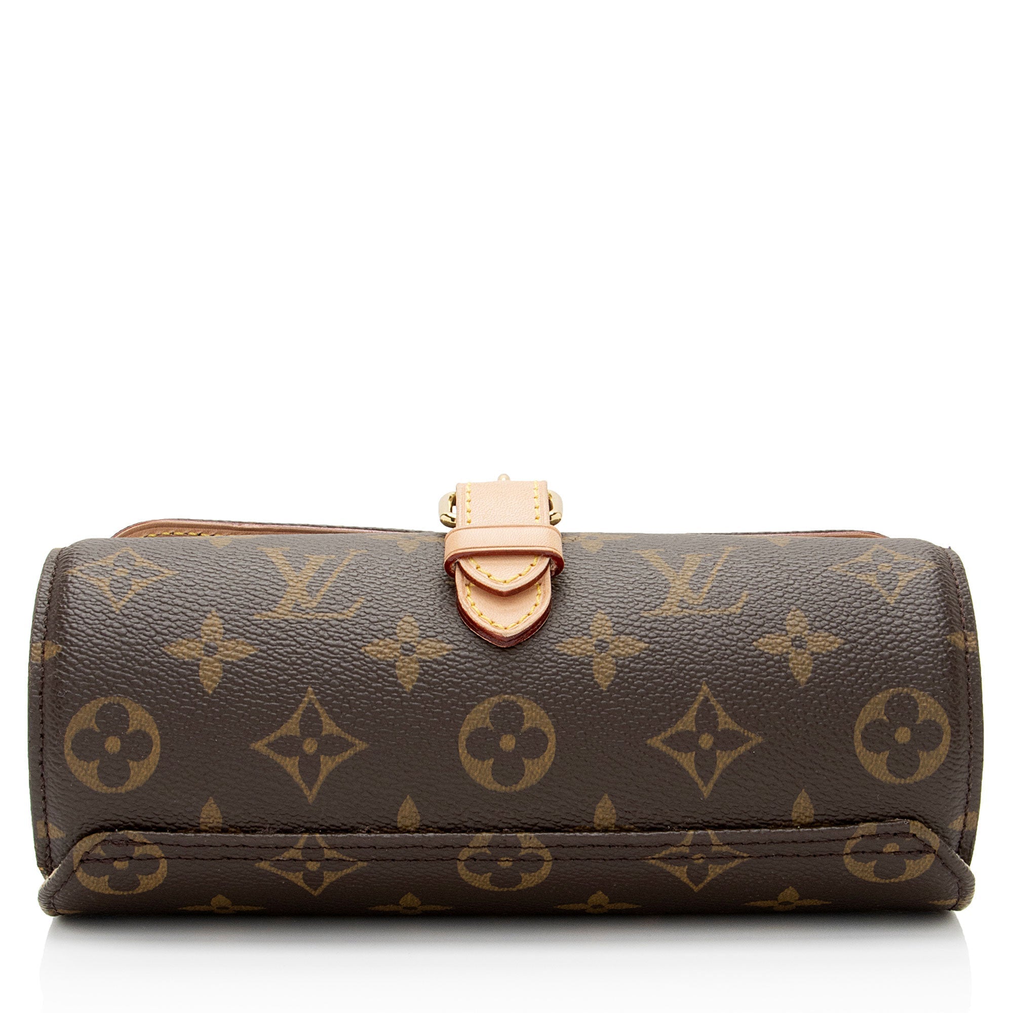 Louis Vuitton Monogram Canvas 3 Watch Travel Case (SHF-Nm6c35)