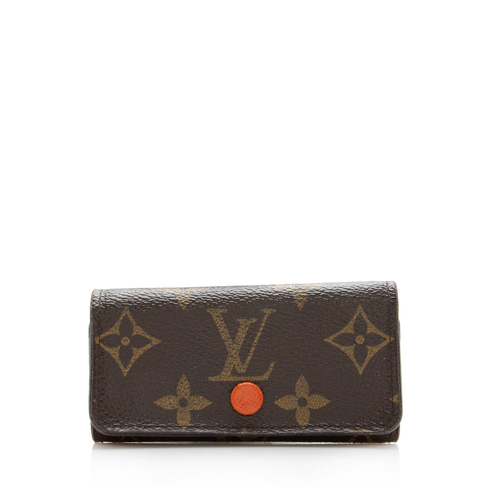 Louis Vuitton Monogram Canvas 4 Key Holder (SHF-17195)