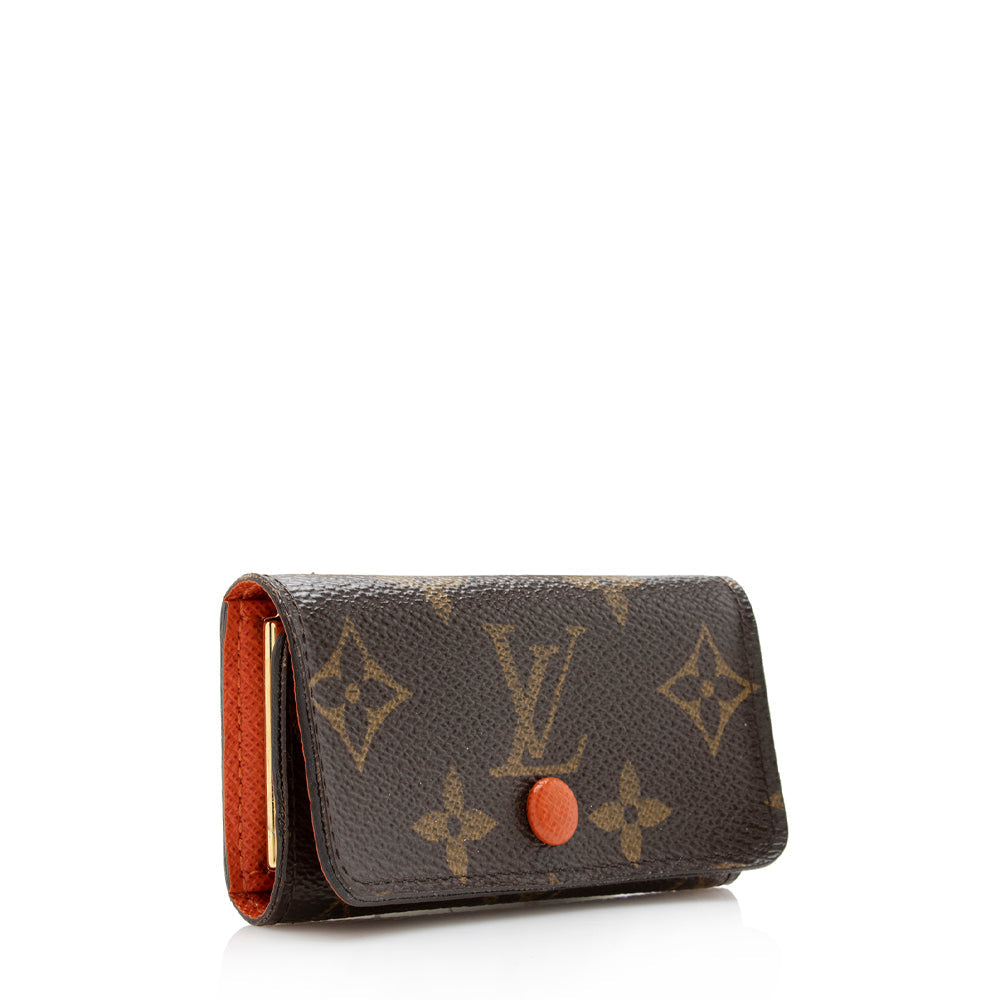Louis Vuitton Monogram Canvas 4 Key Holder (SHF-17195)