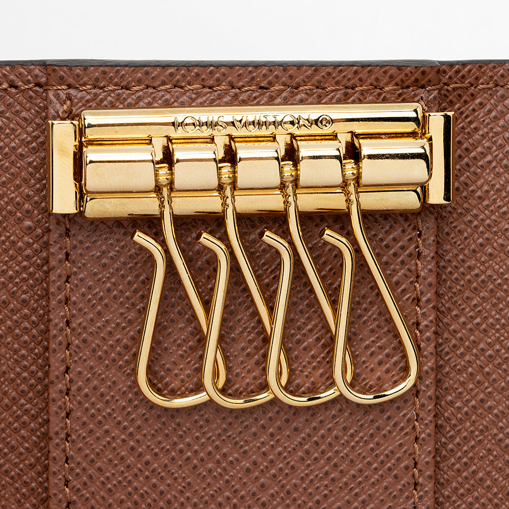 Louis Vuitton Monogram Canvas 4 Key Holder (SHF-21856)