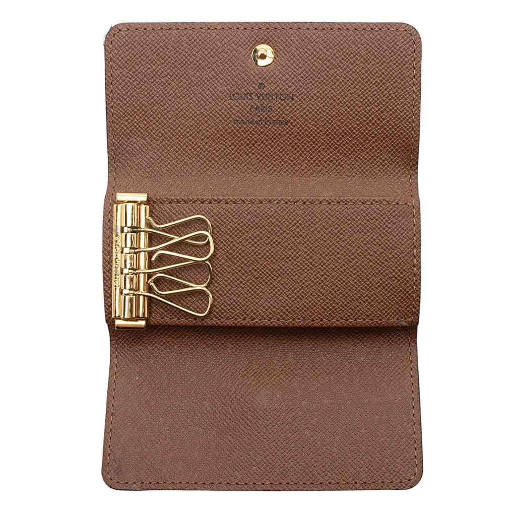 Louis Vuitton Monogram Canvas 4 Key Holder (SHF-F97dEY)