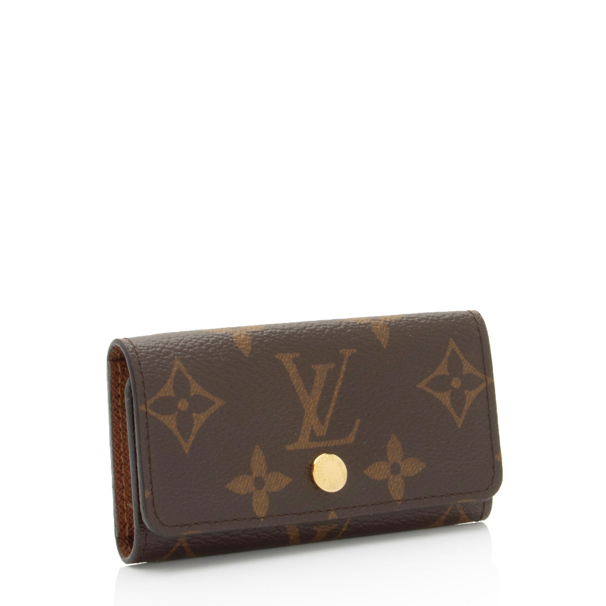 Louis Vuitton Monogram Canvas 4 Key Holder (SHF-F97dEY)