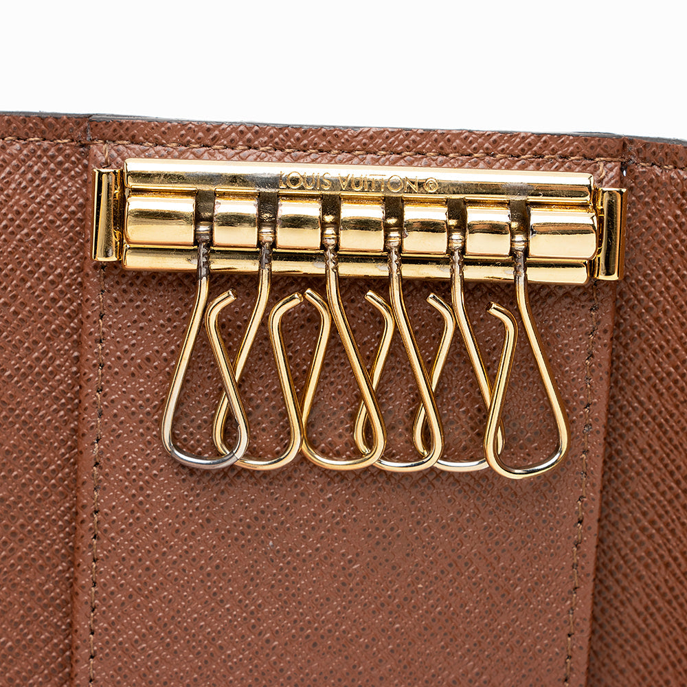 Louis Vuitton Monogram Canvas 6 Key Holder (SHF-16413)